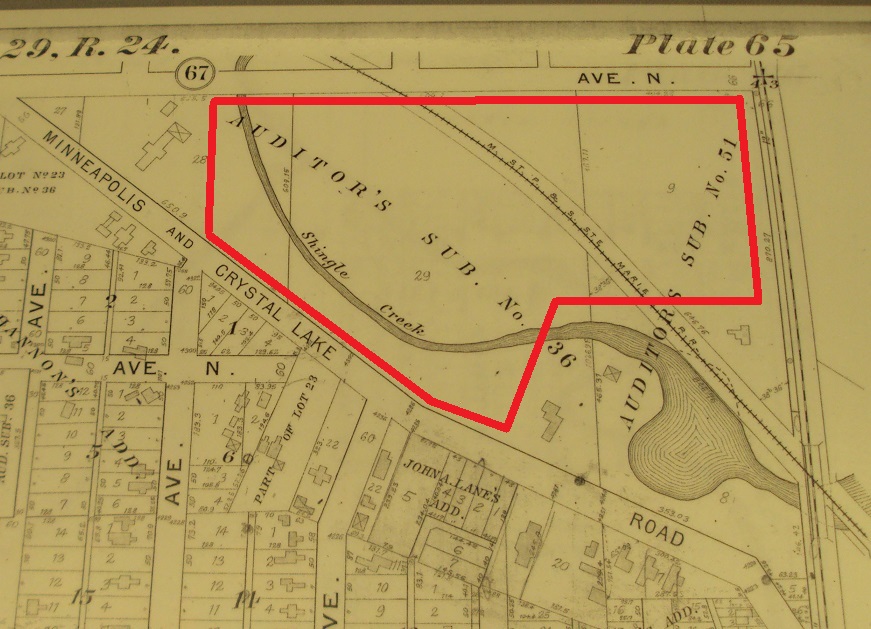 The same area in 1903